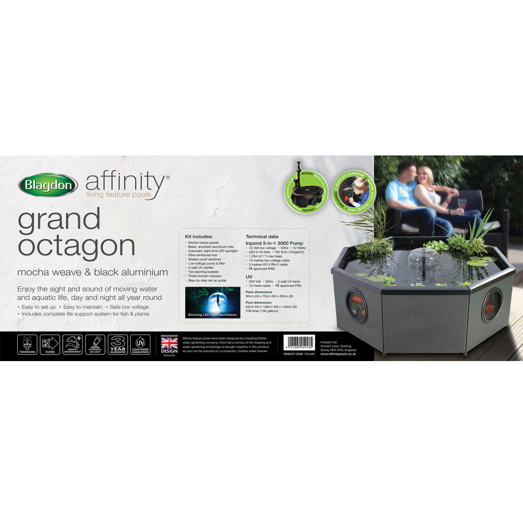 Blagdon Affinity Grand - Octagon (708 litres)