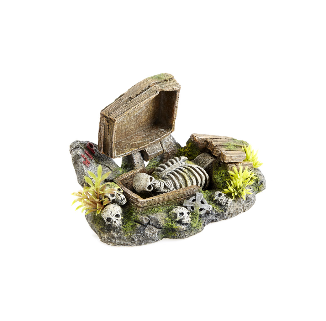 Classic Ornament - Coffin with plants & Airstone