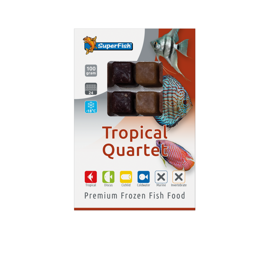 SuperFish Frozen Tropical Quartet (100g)