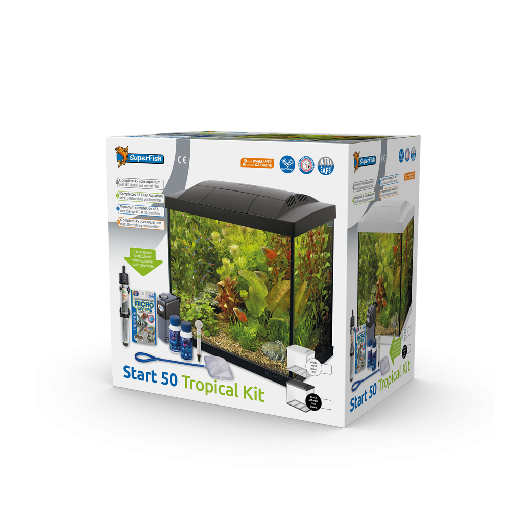 Superfish Start 50 Tropical Aquarium - White