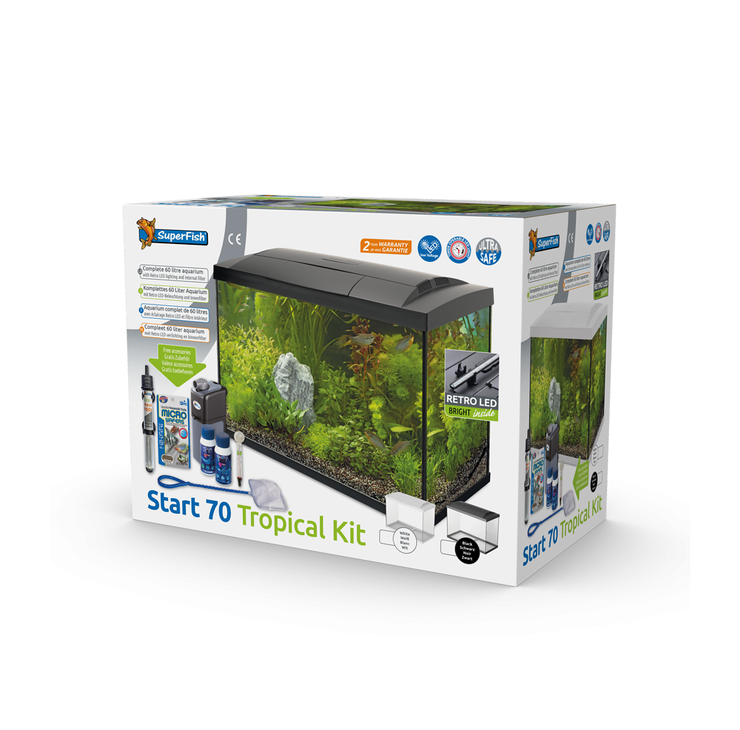 Superfish Start 70 Tropical Aquarium - White