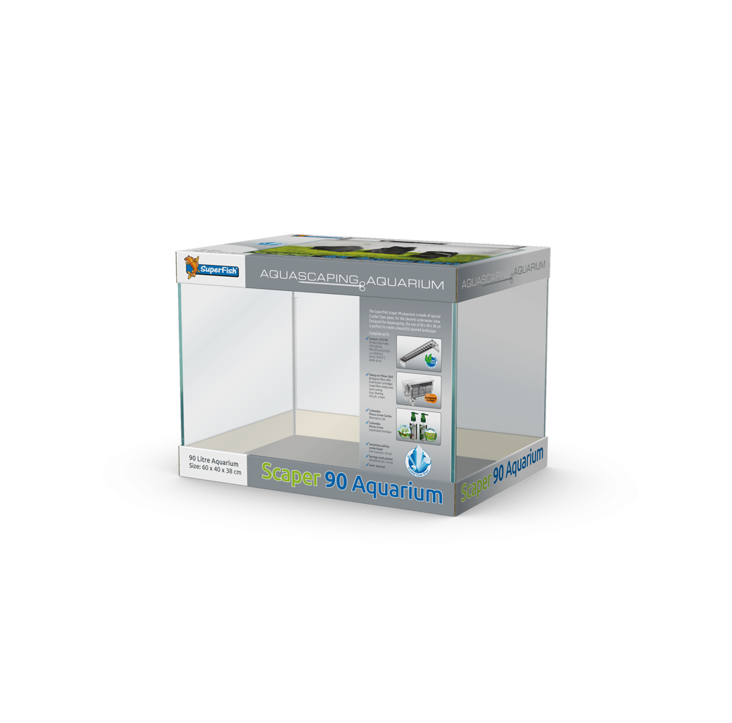 Superfish Scaper 90 Litre Aquarium Set 