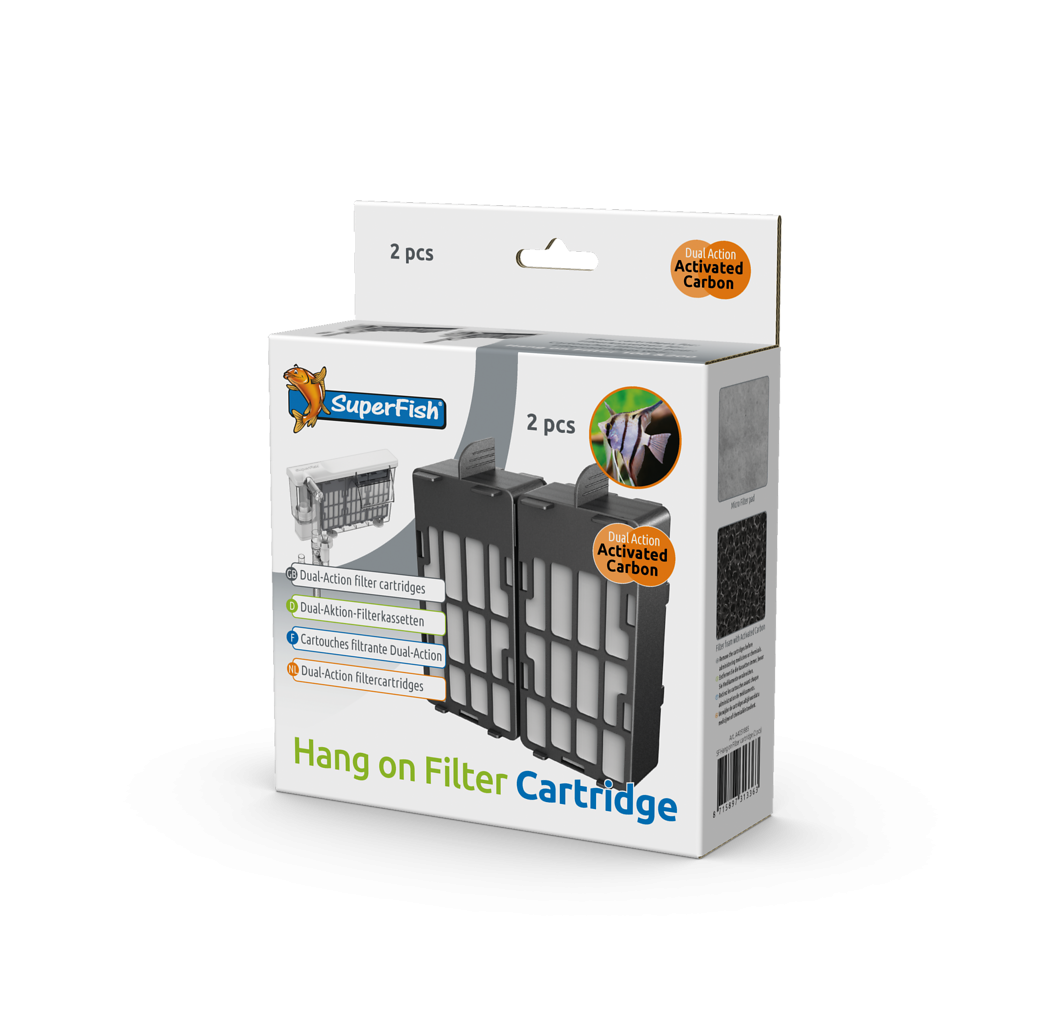 SuperFish Scaper Hang On Filter Cartridge (Pack of 2)