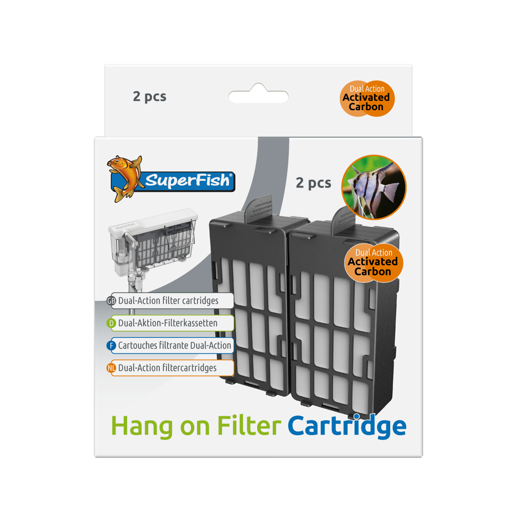 SuperFish Scaper Hang On Filter Cartridge (Pack of 2)