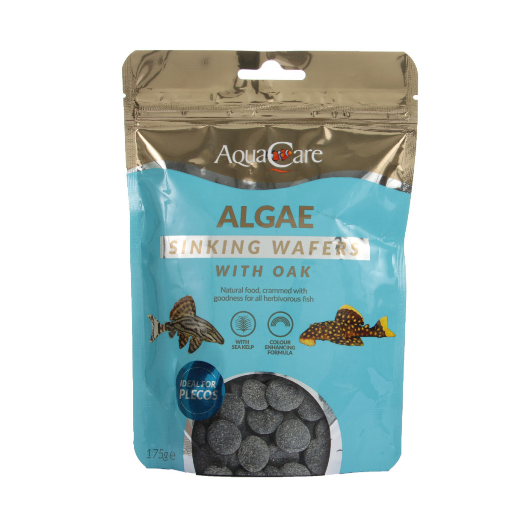 AquaCare Algae Sinking Wafers with Oak (175g)