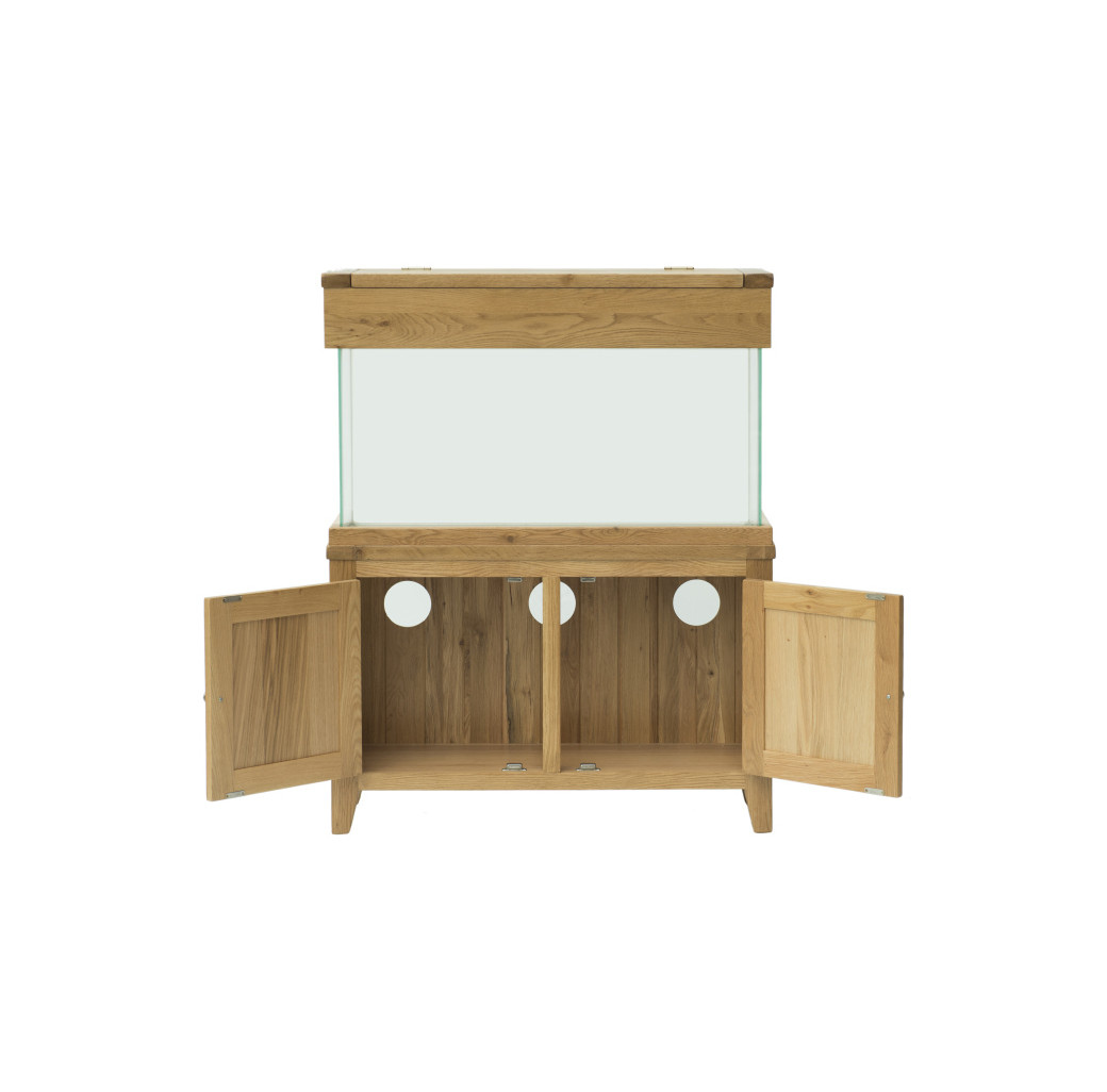 Aqua Oak 100cm Slim Aquarium & Cabinet