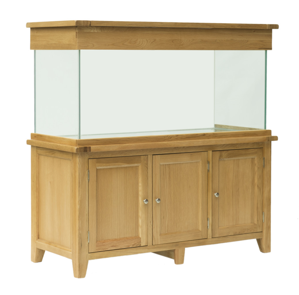 Aqua Oak 150cm Doors Aquarium & Cabinet