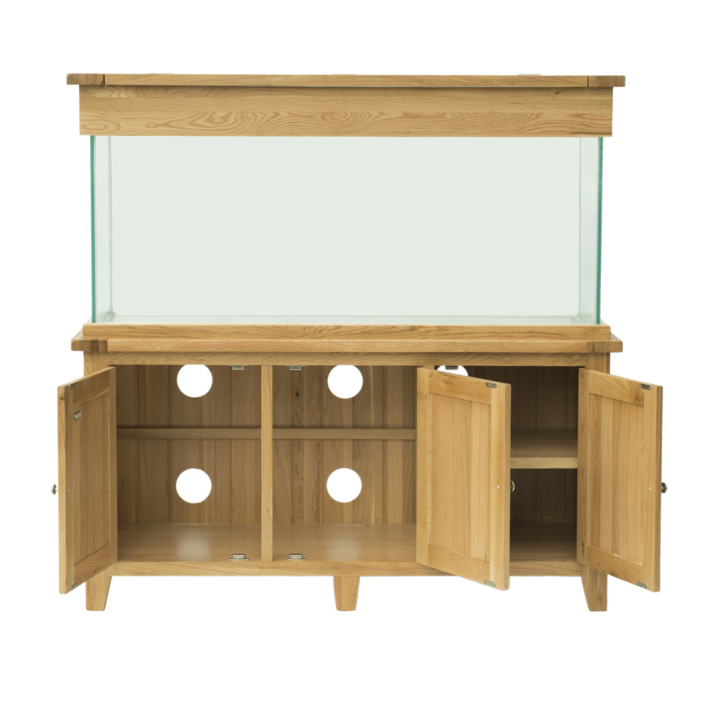 Aqua Oak 150cm Doors Aquarium & Cabinet