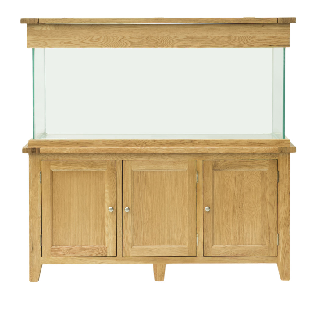 Aqua Oak 150cm Doors Aquarium & Cabinet