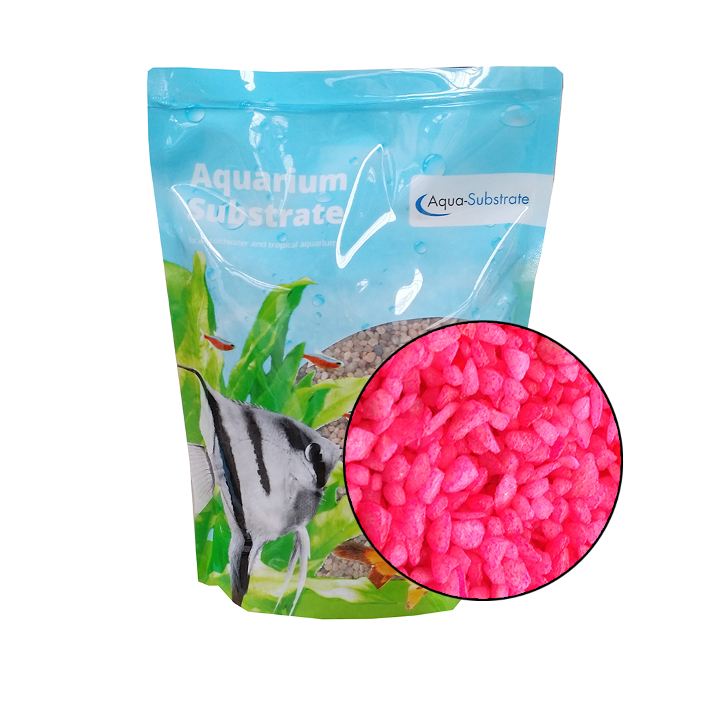 Aqua-Substrate - Neon Pink Gravel
