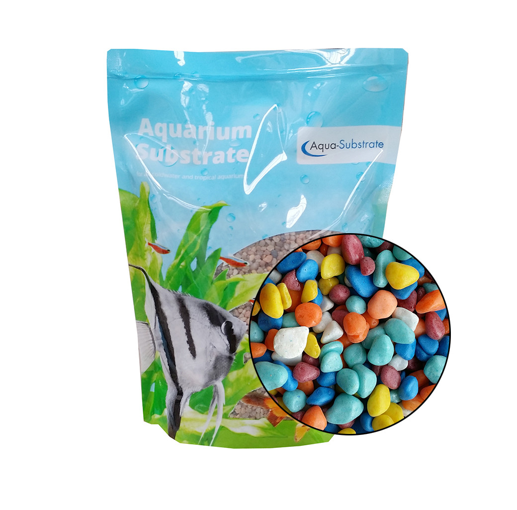 Aqua-Substrate - Rainbow Pebbles