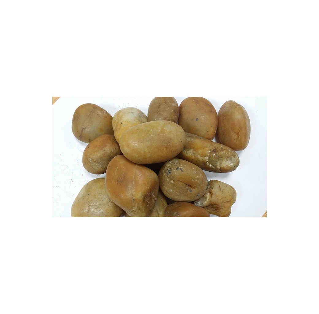 Aqua-Substrate Polished Pebbles - Amber