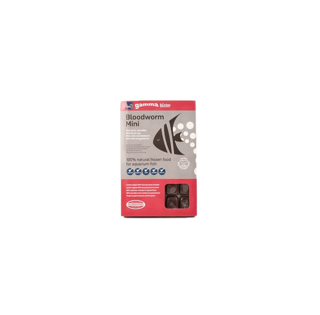 TMC Frozen Bloodworm Fish Food (Mini)