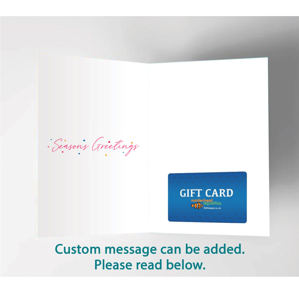 Gift Card with Christmas Themed Card