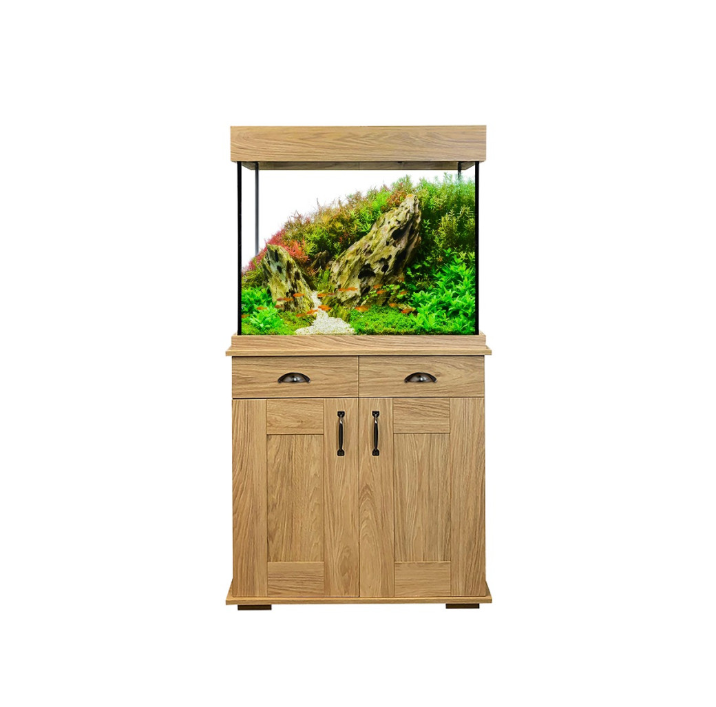 Fluval Shaker 168 Aquarium & Cabinet Set - Hampshire Oak