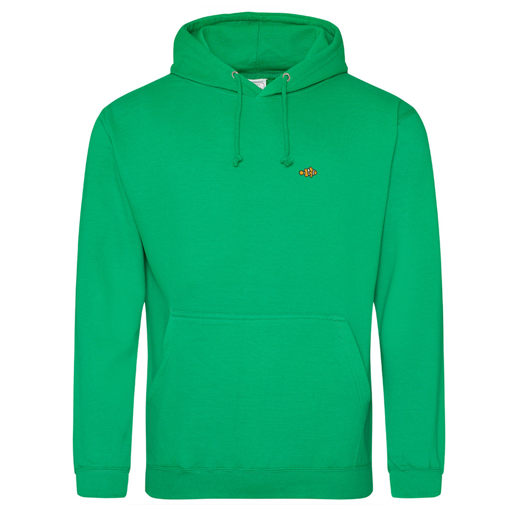 Clownfish Clothing Hooded Sweatshirt - Lily Green