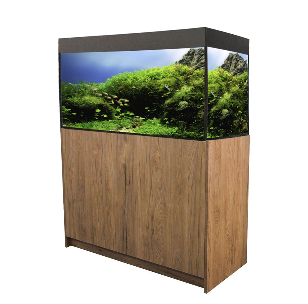 Aqua Marin Fresh 1200 Freshwater Aquarium & Cabinet - Hickory