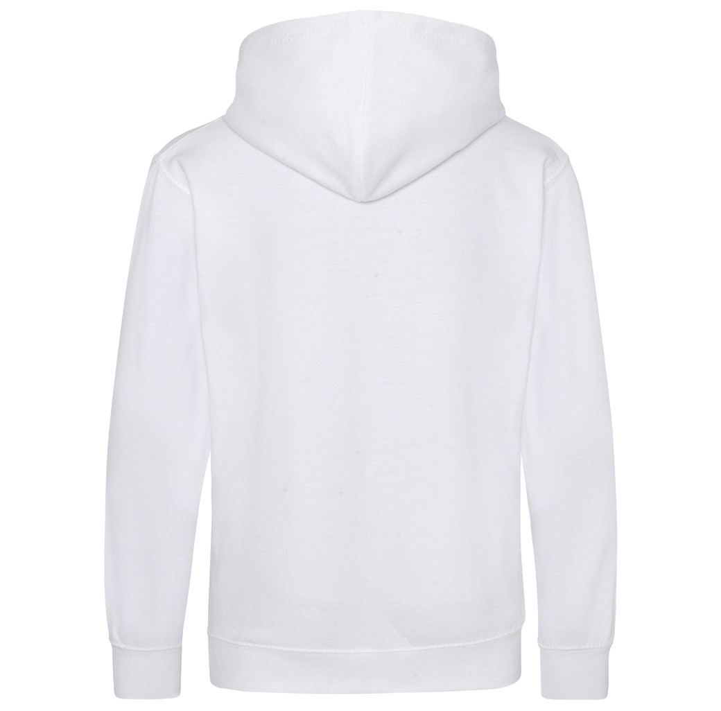 Clownfish Clothing Kids Hooded Sweatshirt - Pearl White