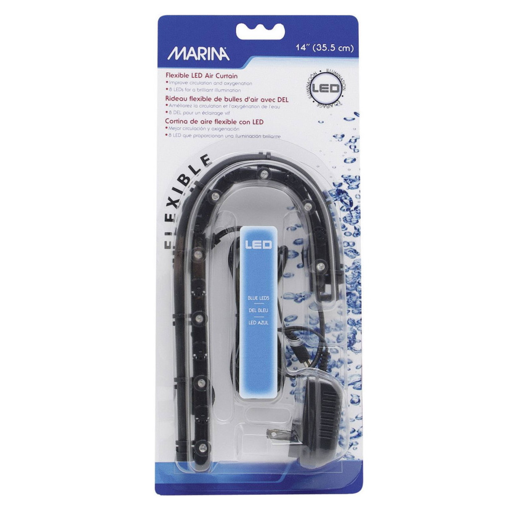 Marina Flexible LED Air Curtain (14inch) - Blue