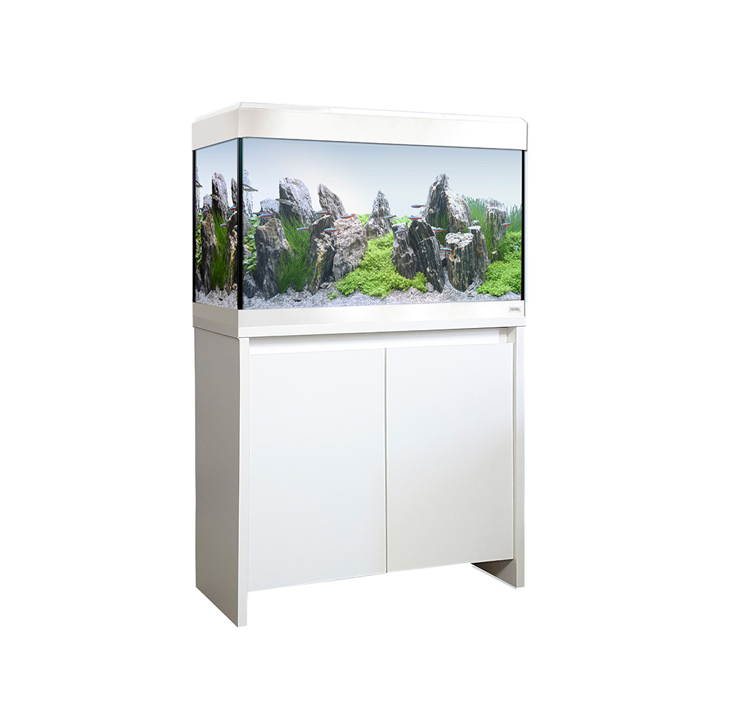 Fluval Roma 125 Bluetooth LED Aquarium & Cabinet Set - White