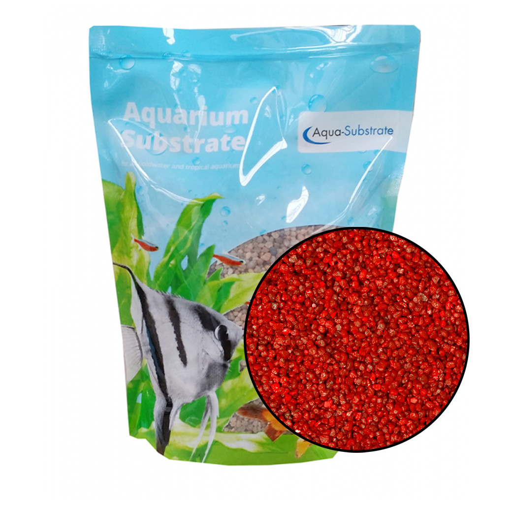 Aqua-Substrate - Rosso Red Gravel