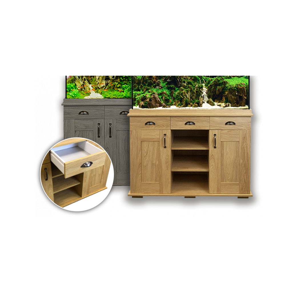 Fluval Shaker 345 Aquarium & Cabinet Set - Slate Grey