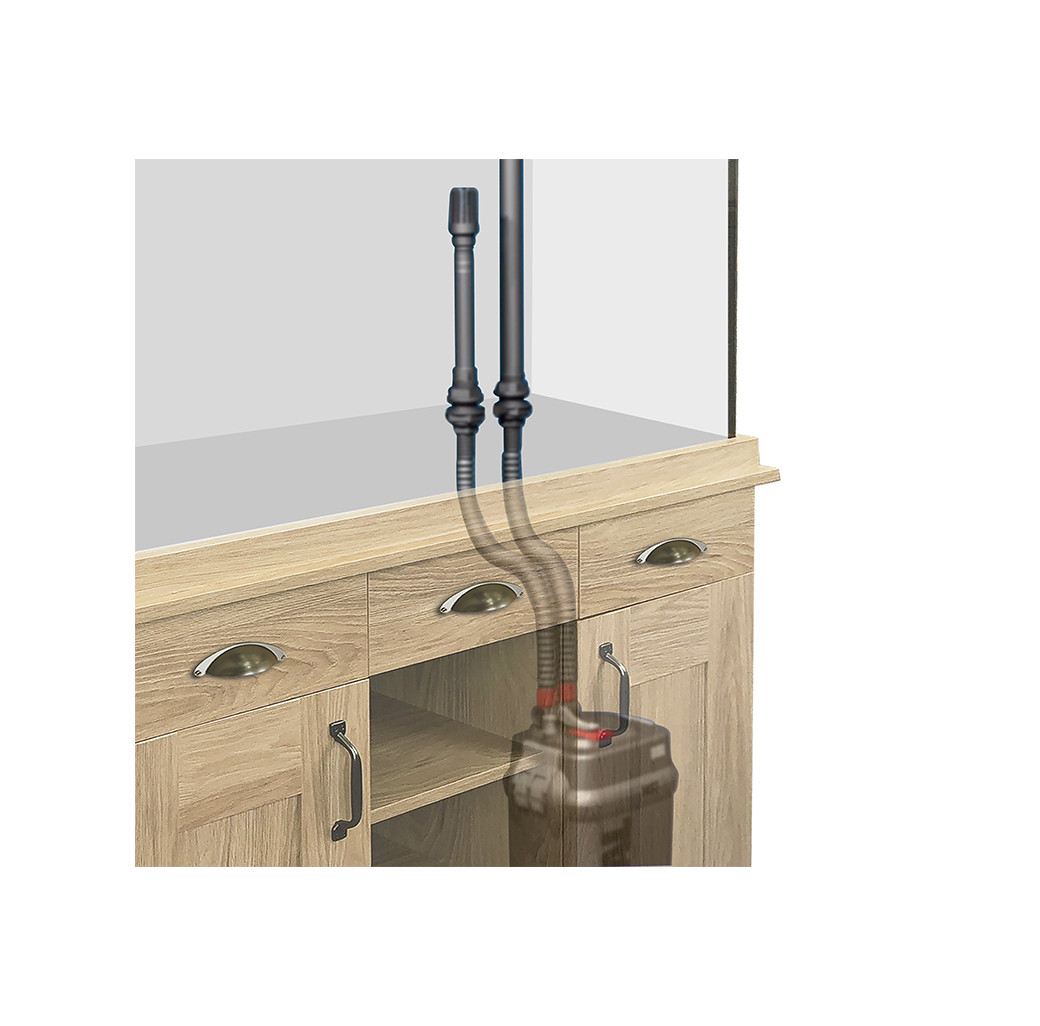 Fluval Shaker 345 Aquarium & Cabinet Set - Slate Grey