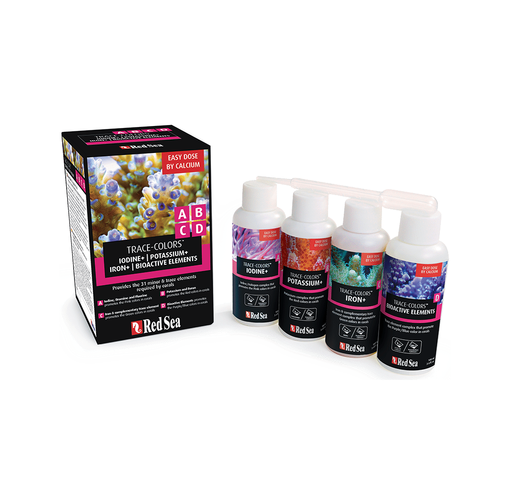 Red Sea Trace Colors ABCD Complete Supplement Starter Pack