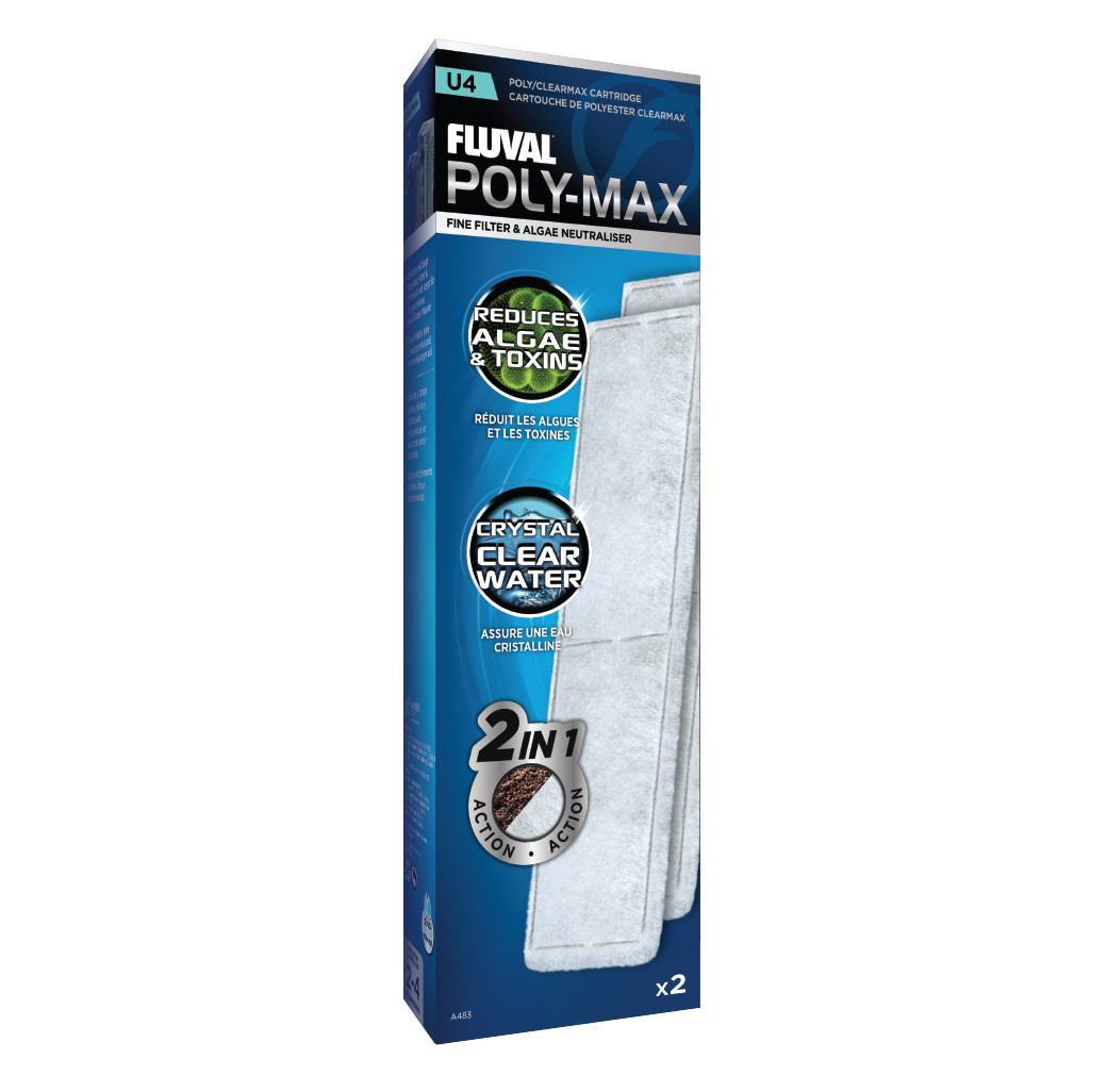 Fluval U Series Poly Max Cartridges (2 pack)