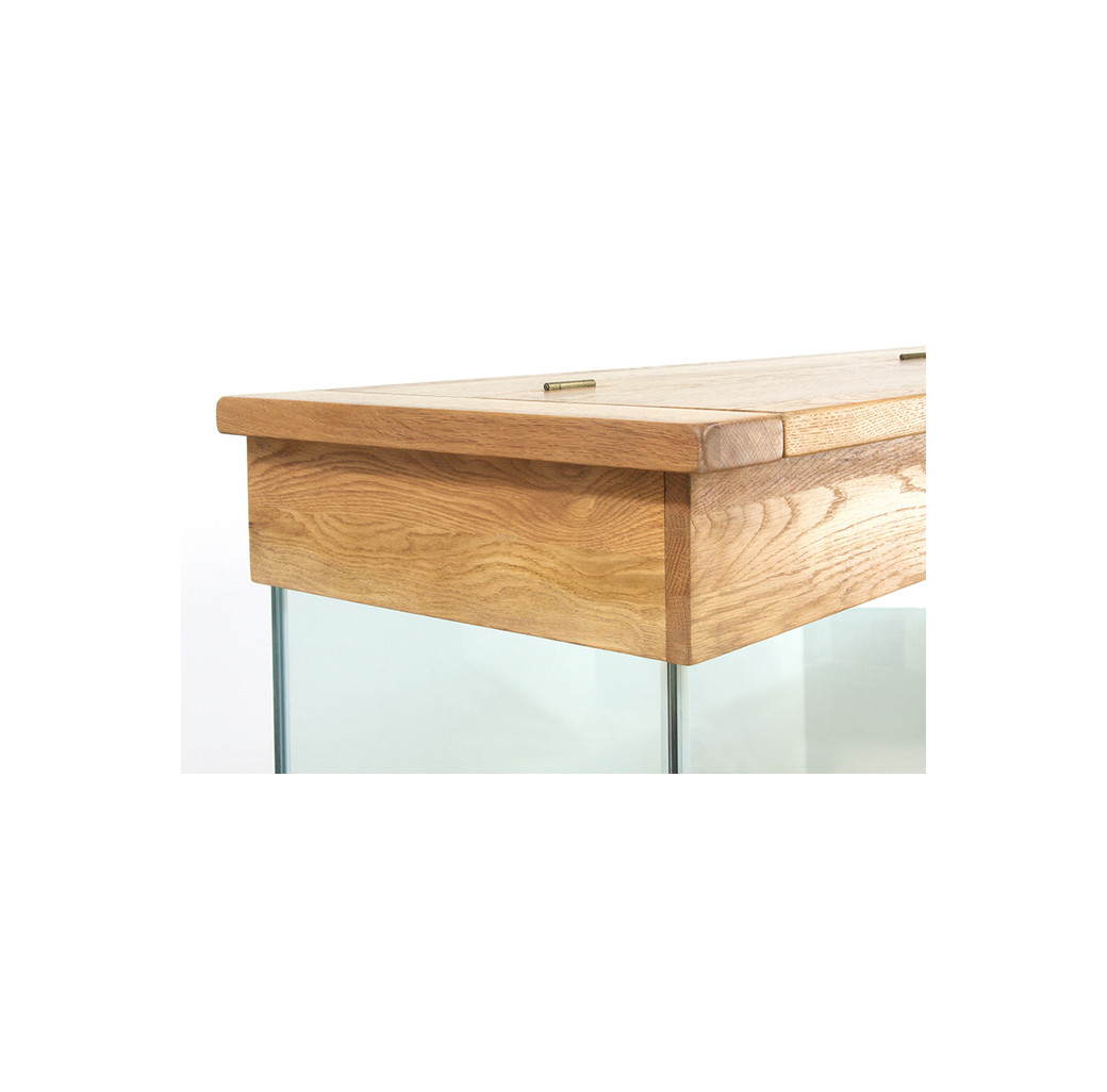 Aqua Oak 150cm Doors & Drawers Aquarium & Cabinet