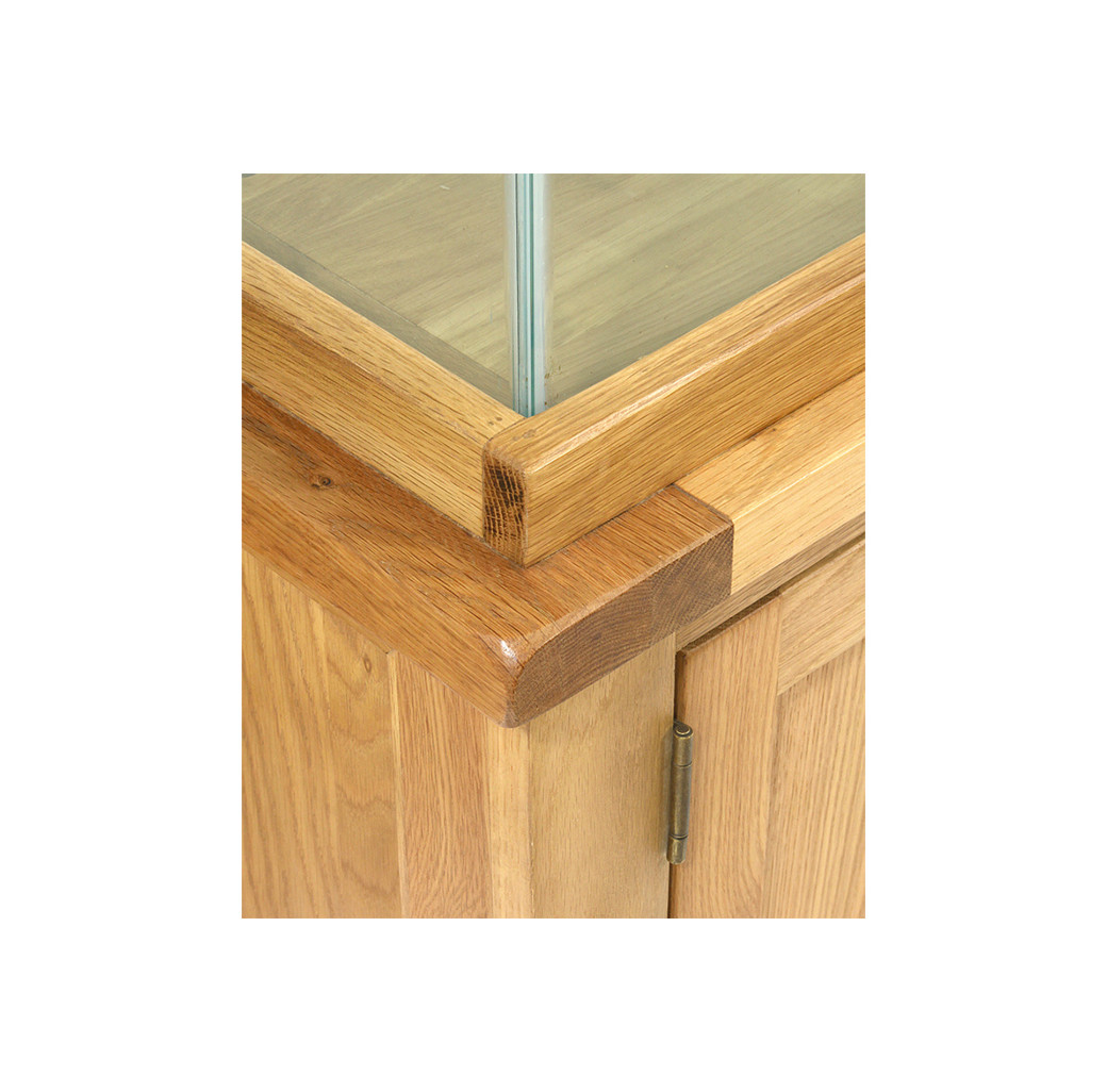 Aqua Oak 110cm Wine Rack Aquarium & Cabinet