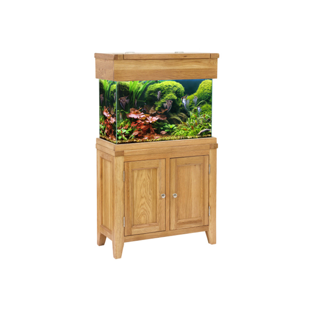 Aqua Oak 76cm Doors Aquarium & Cabinet