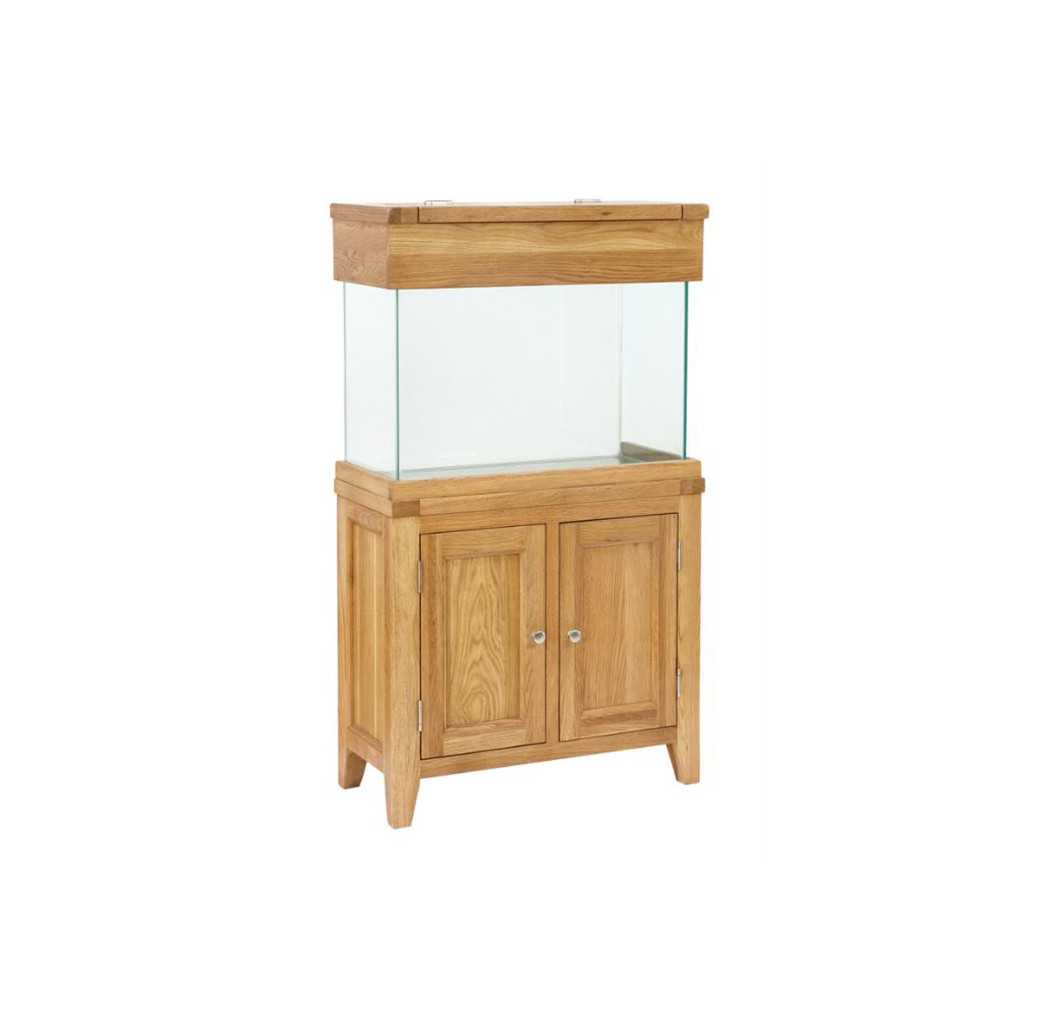 Aqua Oak 76cm Doors Aquarium & Cabinet