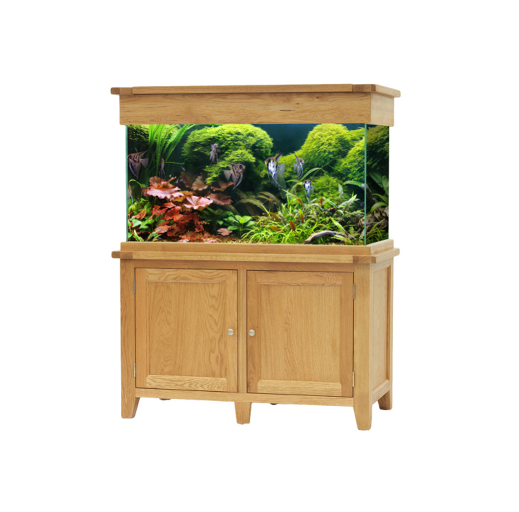 Aqua Oak 120cm Doors Aquarium & Cabinet