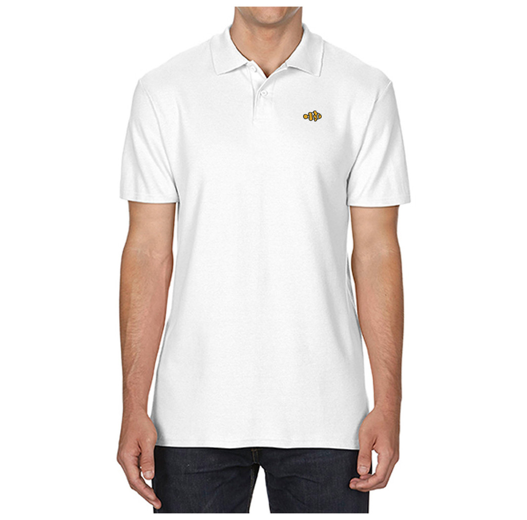 Clownfish Clothing Polo Shirt - Pearl White