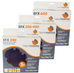 AquaManta EFX External Filter Fine Sponge Pad (Pack of 2)