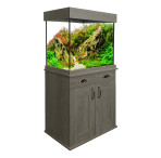 Fluval Shaker 168 Aquarium & Cabinet Set - Slate Grey