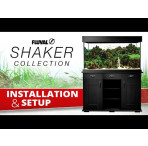 Fluval Shaker 345 Aquarium & Cabinet Set - Slate Grey