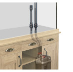 Fluval Shaker 345 Aquarium & Cabinet Set - Slate Grey