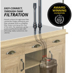 Fluval Shaker 345 Aquarium & Cabinet Set - Hampshire Oak