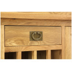 Aqua Oak 110cm Wine Rack Aquarium & Cabinet