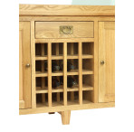 Aqua Oak 160cm Wine Rack Aquarium & Cabinet