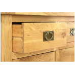 Aqua Oak 150cm Doors & Drawers Aquarium & Cabinet