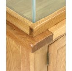Aqua Oak 110cm Doors & Drawers Aquarium & Cabinet