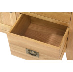 Aqua Oak 110cm Doors & Drawers Aquarium & Cabinet