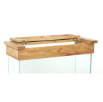 Aqua Oak 110cm Doors & Drawers Aquarium & Cabinet