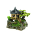 Pagoda house aquarium ornament.