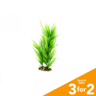 Classic Plastic Aquarium Plant (Large) - Light Green Hedge