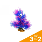 Classic Plastic Aquarium Plant (Large) - Purple Grass