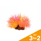 Classic Plastic Aquarium Plant (X-Small) - Red Moss